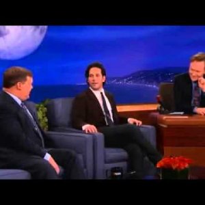 Paul Rudd repeatedly, over 15 years, convinces Conan to show the same clip regardless of what movie he's there to promote.