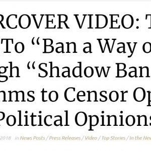Twitter Engineers To “Ban a Way of Talking” Through “Shadow Banning