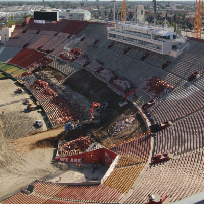 LA Coliseum #usctrojans #larams #LosAngelesRams #coli