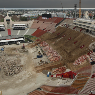 LA Coliseum #usctrojans #larams #LosAngelesRams #coli
