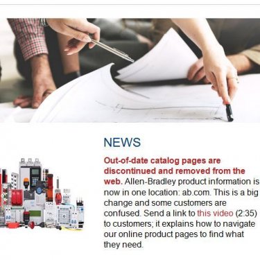 Out-of-date catalog pages are discontinued and... -