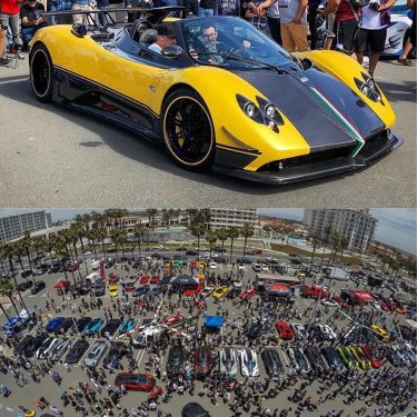 Window Tint Z ⭐️⭐️⭐️⭐️⭐️ on Instagram: “ This Pagani Cinque Roadster was one of many @paganiautomobili’s at @carsncopters yesterday.  Photos by: @lacarspotter_ • @mckay_media…”