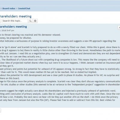 Thoughts about shareholders meeting by BP