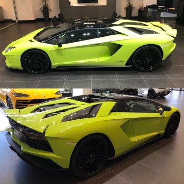 Gallardokev  on Instagram: “The Lamborghini Aventador S roadster. 100% my choice for the S.⏩ Color : Verde Themis #verdethemis  Source : @lamborghinibrisbane…”