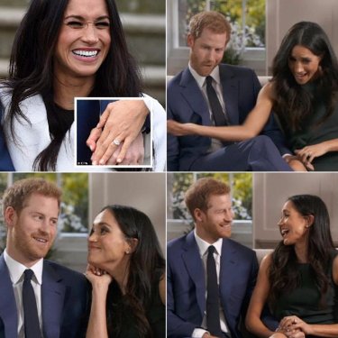 Meghan Markle News on Instagram: “Their first interview after engagement  They are so happy ❤️❤️ . . #meghanmarkle #royalwedding #princeharry #wedding #windsor…”