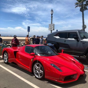 M.F. on Instagram: “ FERRARI FRIDAY  What better way to celebrate #ferrarifriday than with an Enzo (and a tank parked next to it). I’ve driven the Enzo and…”