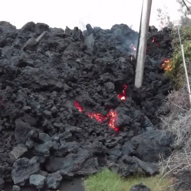 UPDATE: Hawaii Lava 26 May 2018 A'a lava flow on Kahukai and Kaupili 5:36 AM