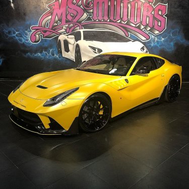 Luxury Supercar Dealership on Instagram: “DISPONIBLE Chez Ms Motors Cannes !!! => Ferrari F12 Onyx jaune mat satiné !!! - @msmotors @msmotors - #ferrari #f12 #berlinetta…”