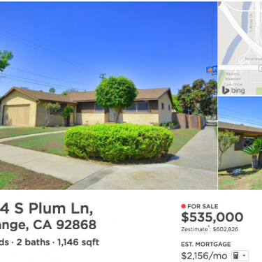 forsale $535k 404 S Plum Ln, Orange, CA 92868