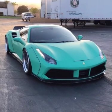 The Car Vibe on Instagram: “Liberty Walk Ferrari 488 GTB  V8 Engine  Top Speed: 335km/h - 208mph  740 Horsepower ⏱ 0-60/100 in 2.8 seconds  Sold for $290,000…”