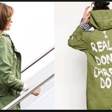 #melanietrump #trump #jacket