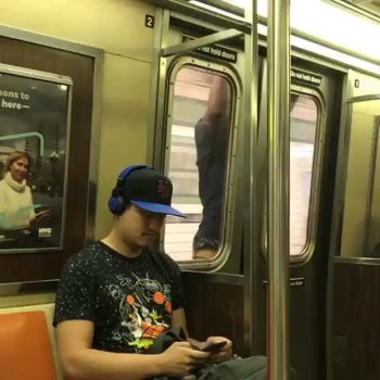 Barstool Sports on Instagram: “No need for an amusement park when you got the New York City Subway (Via @jrsportbrief)”