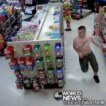 @videoviralz on Instagram: “CEILING COLLAPSE: Surveillance video captures a female suspect falling through the ceiling of a convenience store in Alberta, Canada, in an…”
