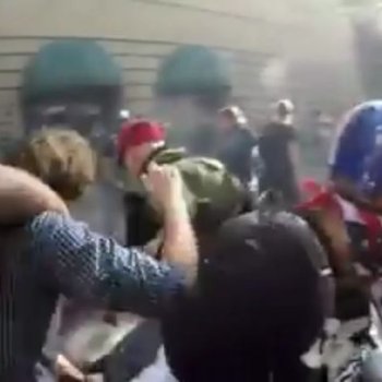 Harim Uzziel on Instagram: “Patriots vs. Antifas, Portland.”