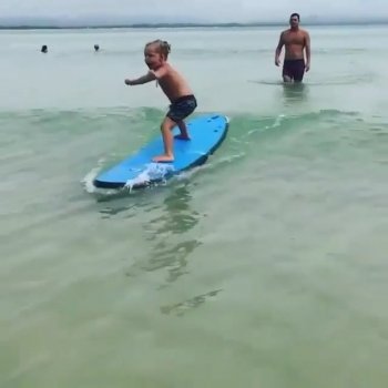 Surf Unique on Instagram: “Look at this little boy!  What is the best age to start surfing? ‍♂️ . Credit: @mattyscorringe . Follow @surfunique for more .…”