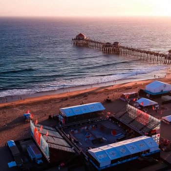 Huntington Beach ⓢⓤⓡⓕ ⓒⓘⓣⓨ on Instagram: “hoping all our visitors & locals alike enjoyed @usopenofsurf ‍♀️✌️ photo via @oc_drone_productions”