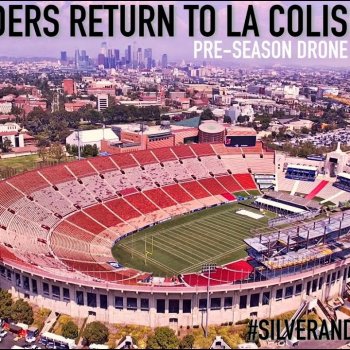 LA Coliseum Pre-Game Drone Tour | Raiders vs Rams