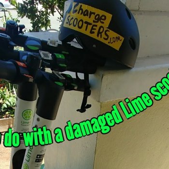 Dropping off a damaged Lime-S at the warehouse - my experience