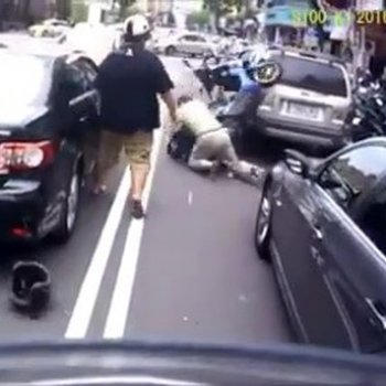 Worst Car Crashes on Instagram: “Damn bruh  This mans has the worst luck”