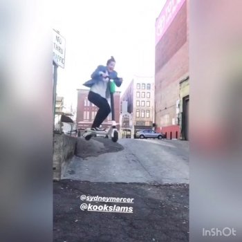 Ouch Scooter crash