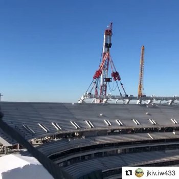 Locked On Rams on Instagram: “Awesome look inside the new stadium and the progress in Inglewood!  #Repost @jkiv.iw433 ・・・ Inglewood stadium!! #ramshouse…”