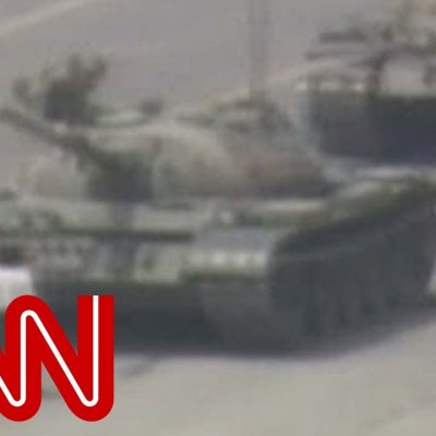 1989: Man vs. Chinese tank #Tiananmensquare