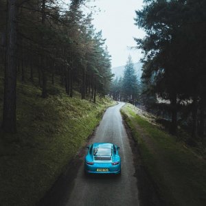 Porsche on Instagram: “A dash of Miami Blue amongst the greenery. #PorscheMoment #Porsche #Porsche911 #991 #TimelessMachine (????: @tomkahler)”