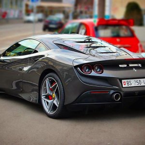 Ferrari F8 Tributo on Instagram: “F8 in Zwitserland! ????: @max.n_photography V8 engine 3.9l twin-turbo Top speed: 211mph Torque: 770Nm Weight: 1330kg Hp: 720 • • • • • #car…”