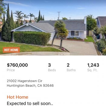 Huntington Beach $760k house