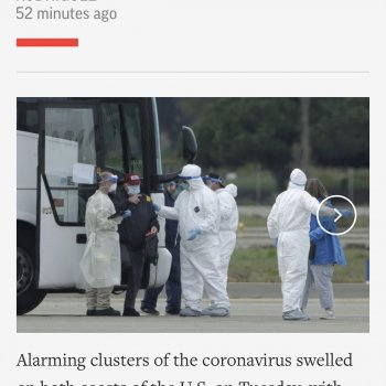 #Coronavirus clusters swell on both sides of the US