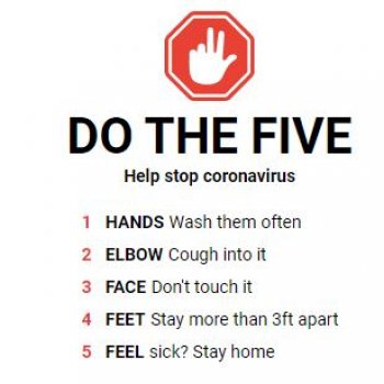 Do the five #coronavirus #covid19