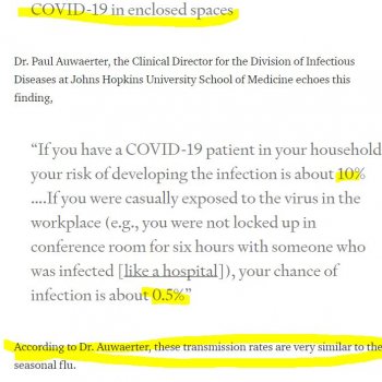 #coronavirus #covid19 your chance of infection is about 0.5%”