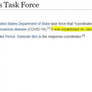 #coronavirus disease ( #COVID19 ).[1] It was #established on January 29, 2020. #trump