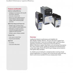 1606-XLE, -XLP, -XLS Switched Mode Power Supplies