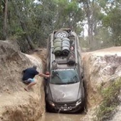 Car Attempts Vertical Drop!