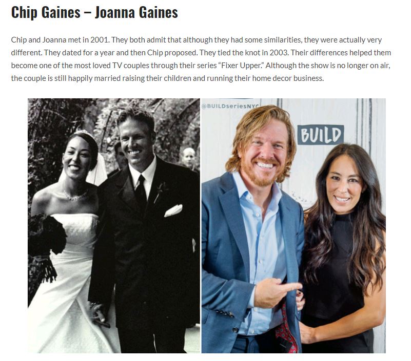 Chip Gaines – Joanna Gaines