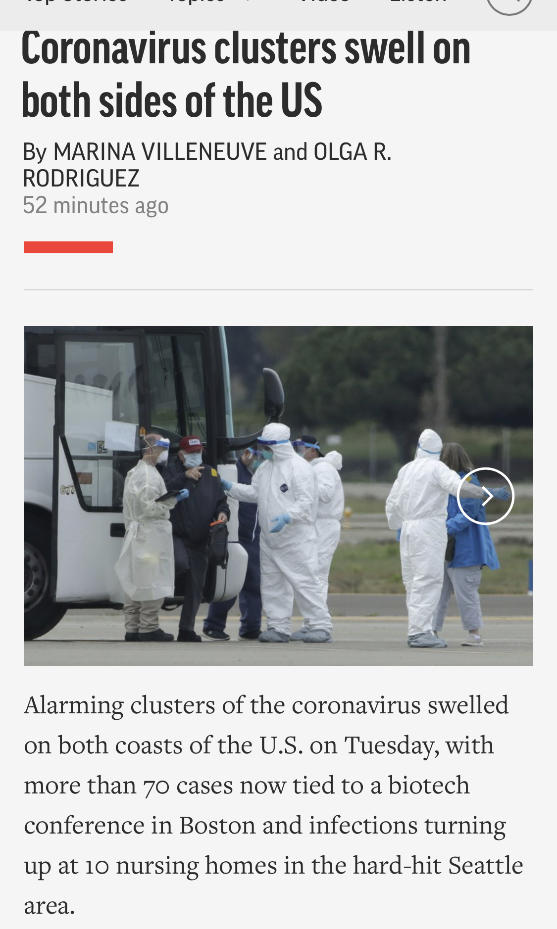 #Coronavirus clusters swell on both sides of the US