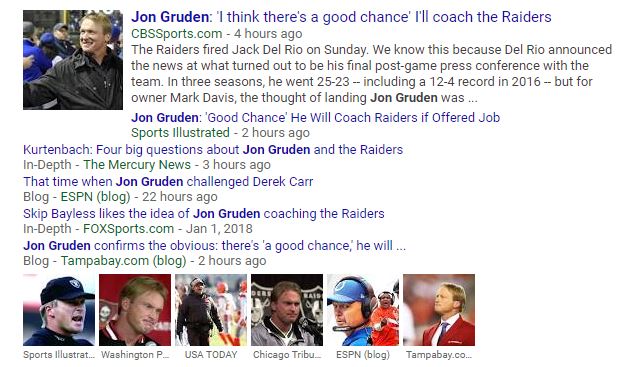 Jon Gruden: 'I think there's a good chance' I'll coach the Raiders