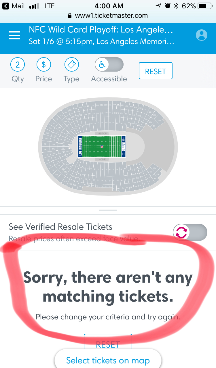 #larams #sellout #ramsvsfalcons 01/06/18