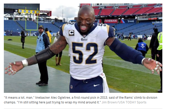 Rams' division title 'worth the wait' for veteran players