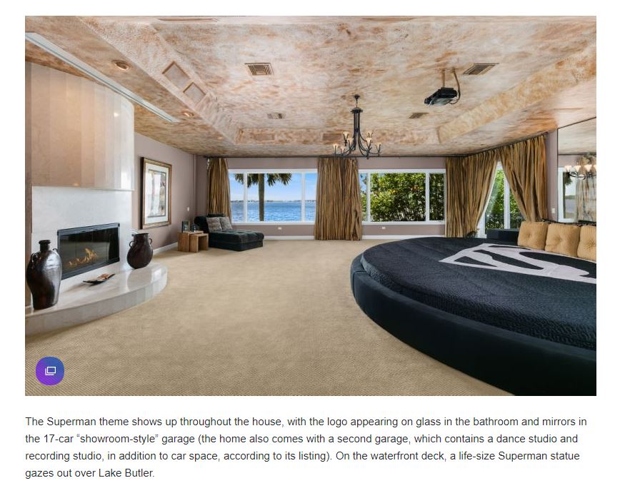 #shaq Shaquille O’Neal’s $28 million waterfront estate hit the market Thursday and, yes, it has basketball court. And so. Much. More.