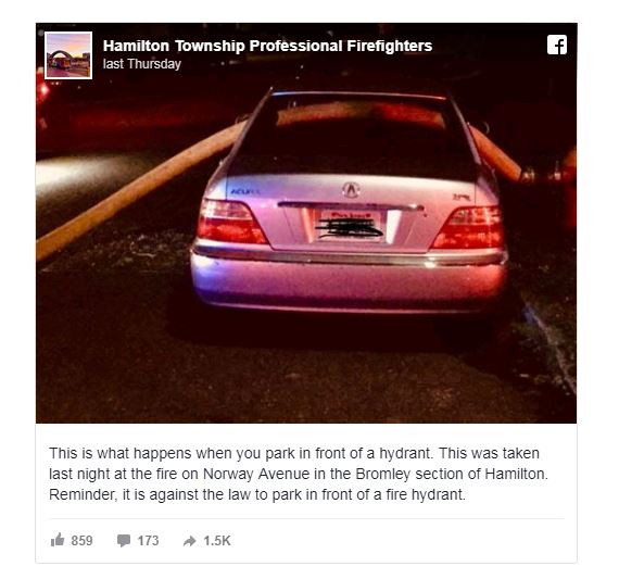#snopes Firefighters Break Windows of Car Blocking Hydrant