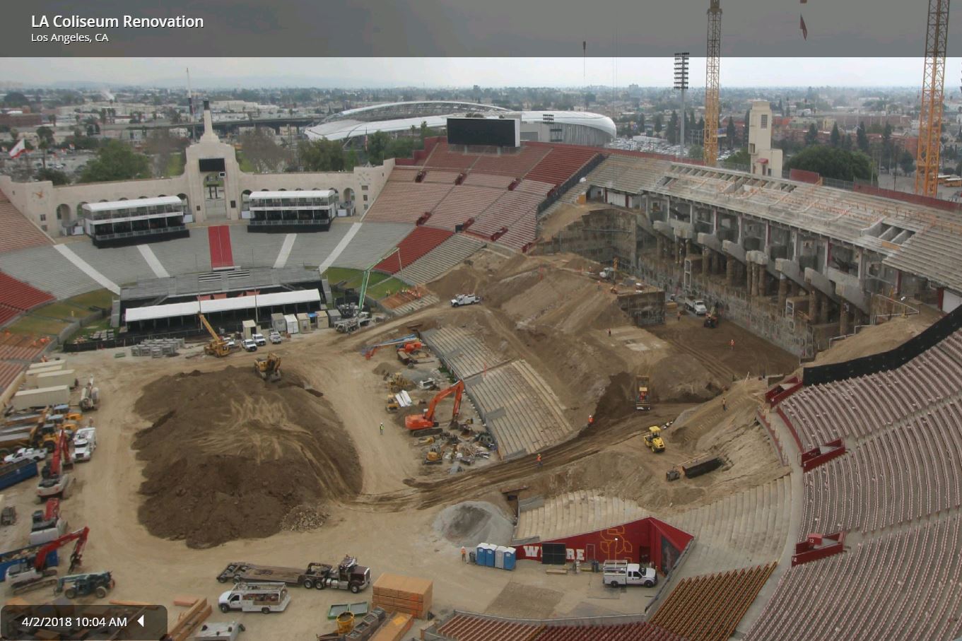 #USC Live Construction Cam Renocation Cam