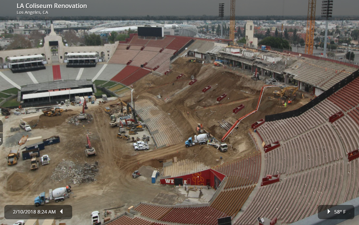 #USCTrojans #LaRams #Coliseum